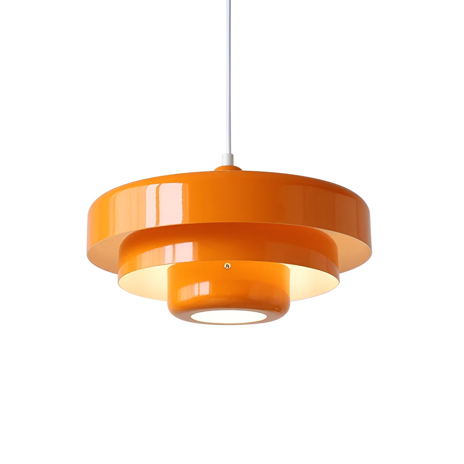 LEDCharm - Orangefarbene Vintage-Hängeleuchte für die Decke Delight