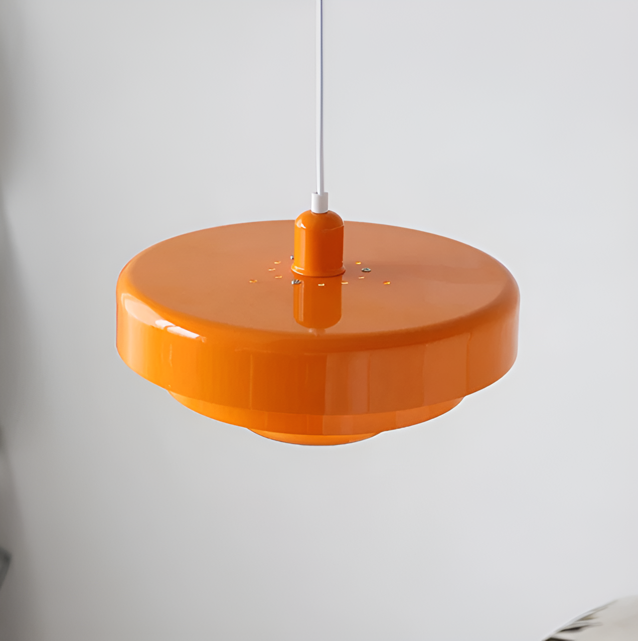 LEDCharm - Orangefarbene Vintage-Hängeleuchte für die Decke Delight