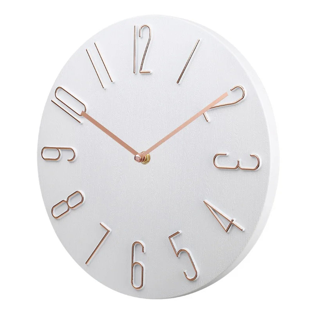 Moderne Minimalistische Stille Uhr  – Stilvolle Wanduhr