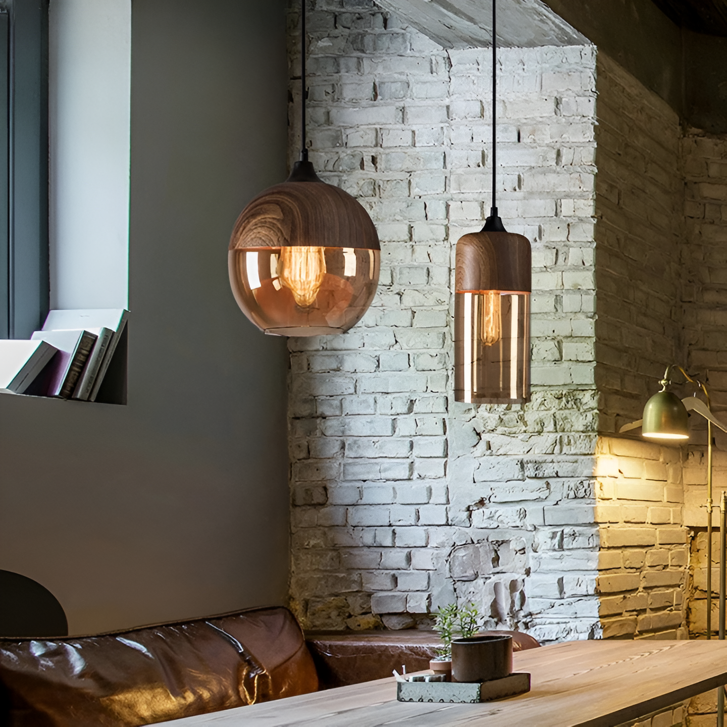 Nordic Gleam - Moderne Loft-Retro-Glas-Pendelleuchten