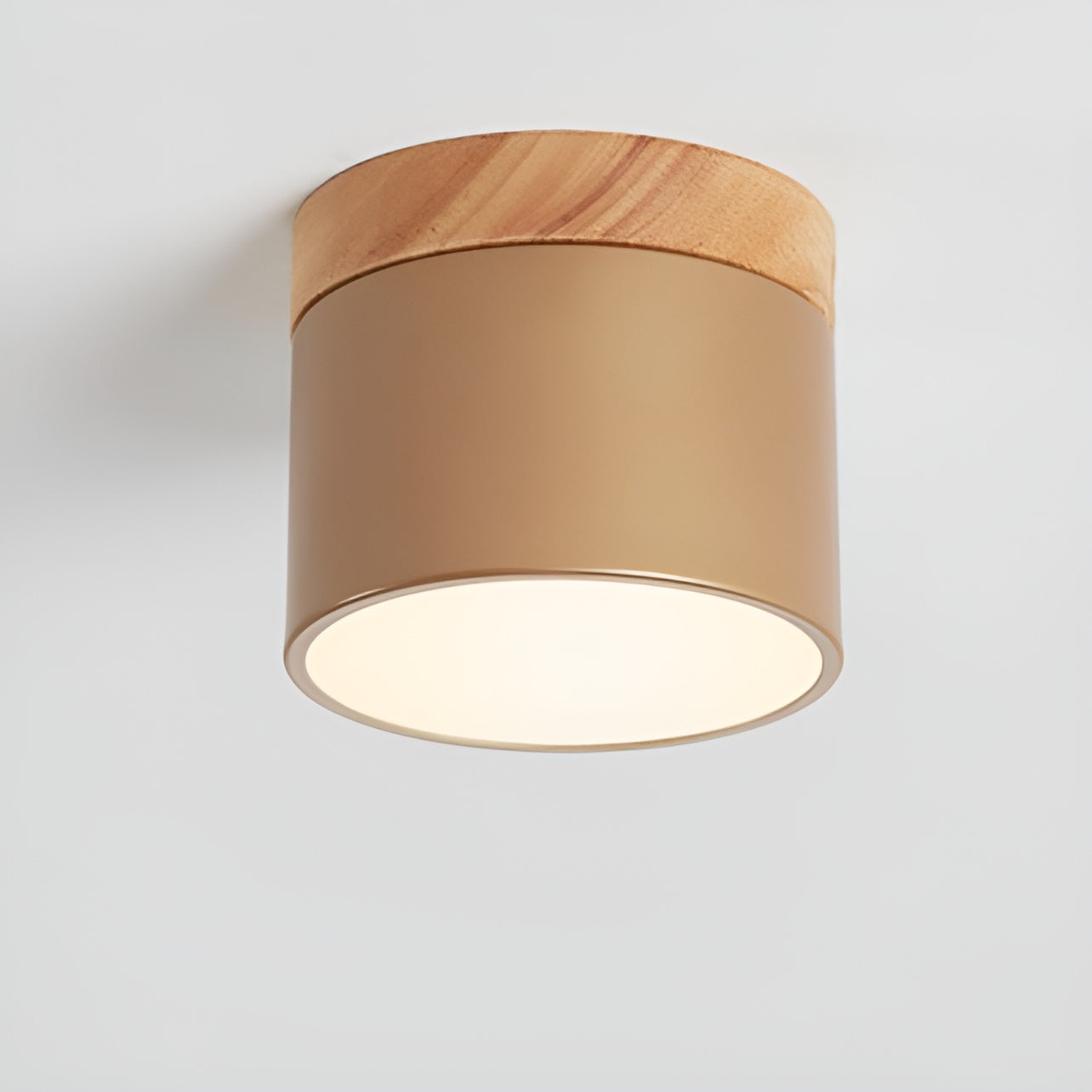 PastelGlow Zylinderlampe - Vintage Flush Mount Deckenleuchte