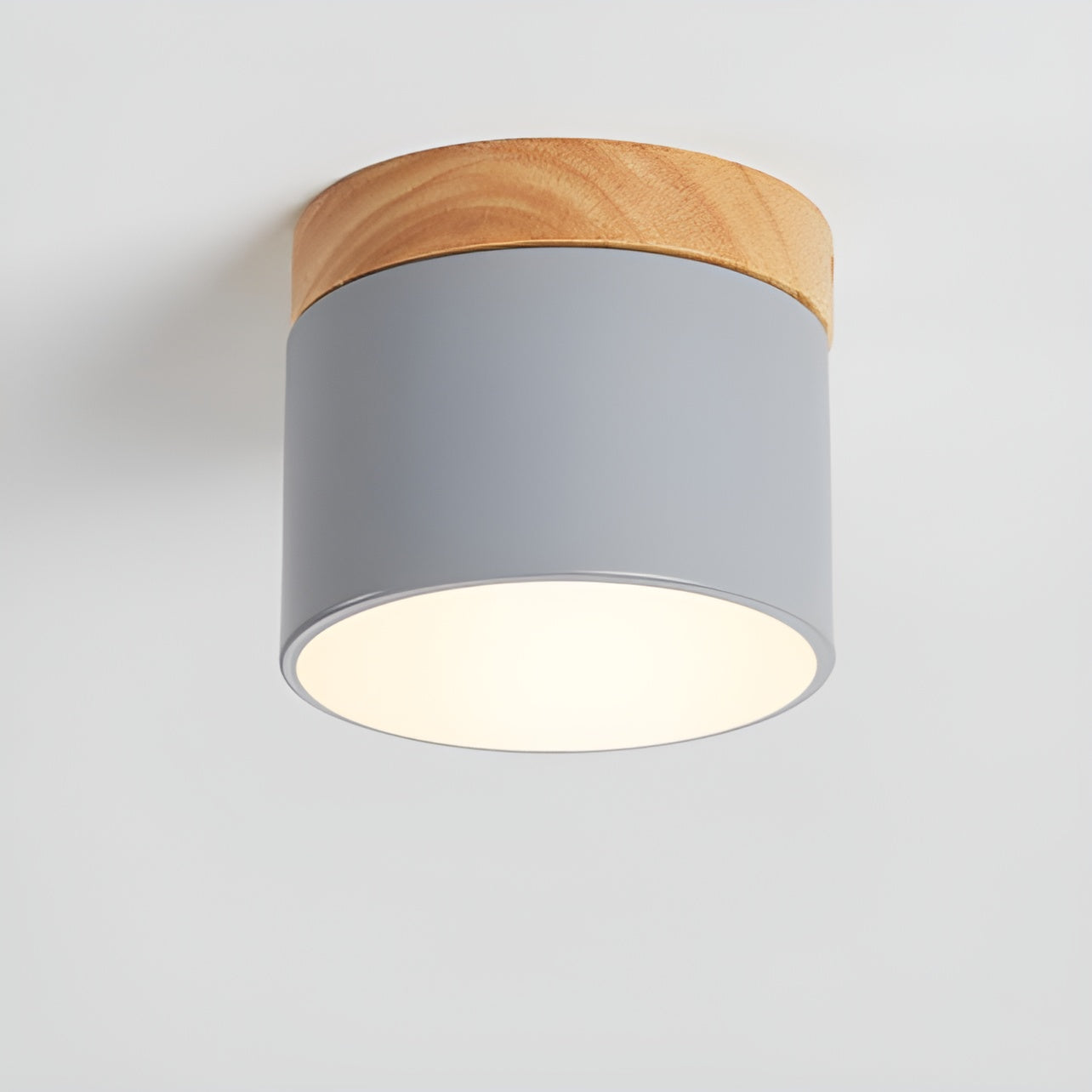 PastelGlow Zylinderlampe - Vintage Flush Mount Deckenleuchte