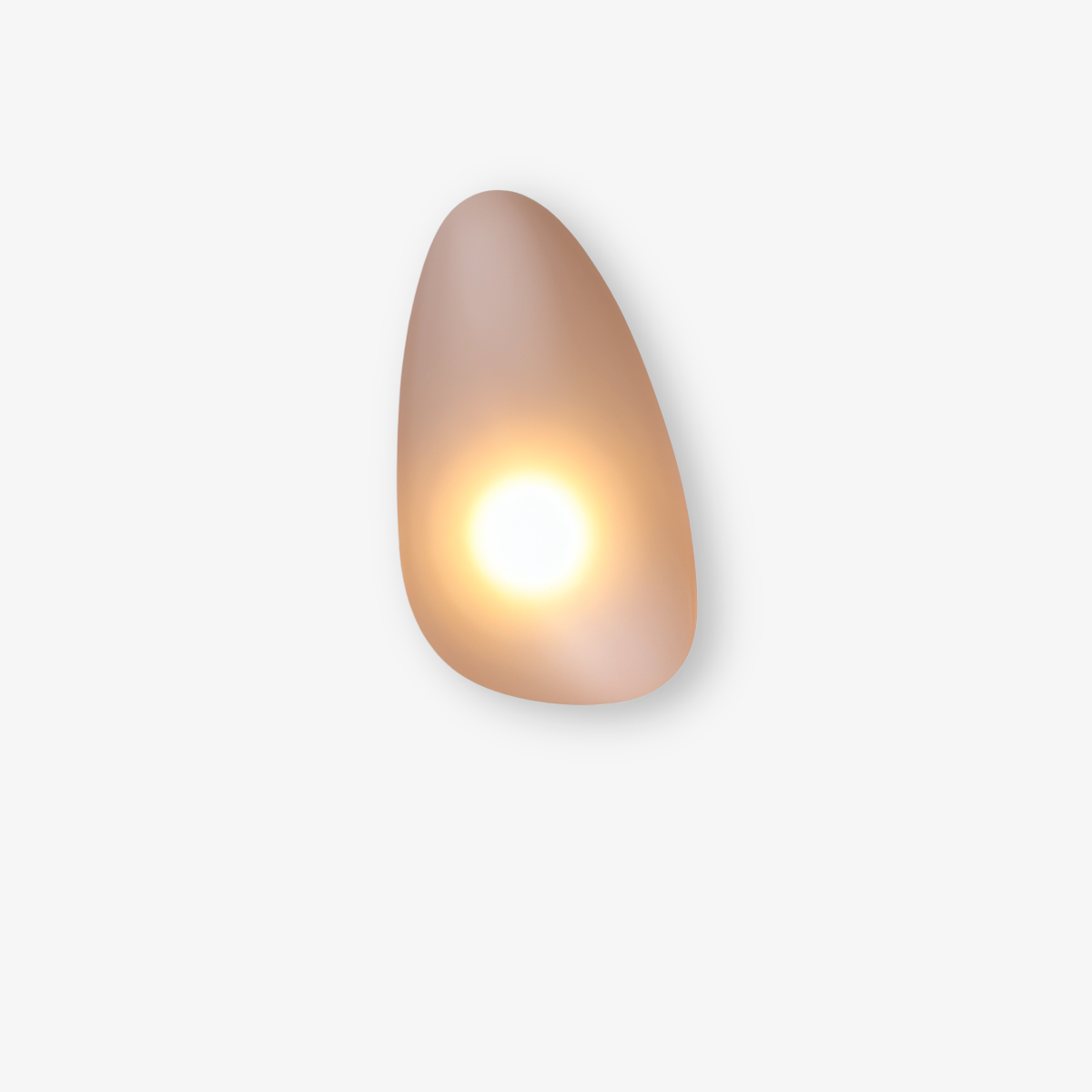 PebbleHue WallLight - LED-Wandlampe aus Glas im Nordischen Stil