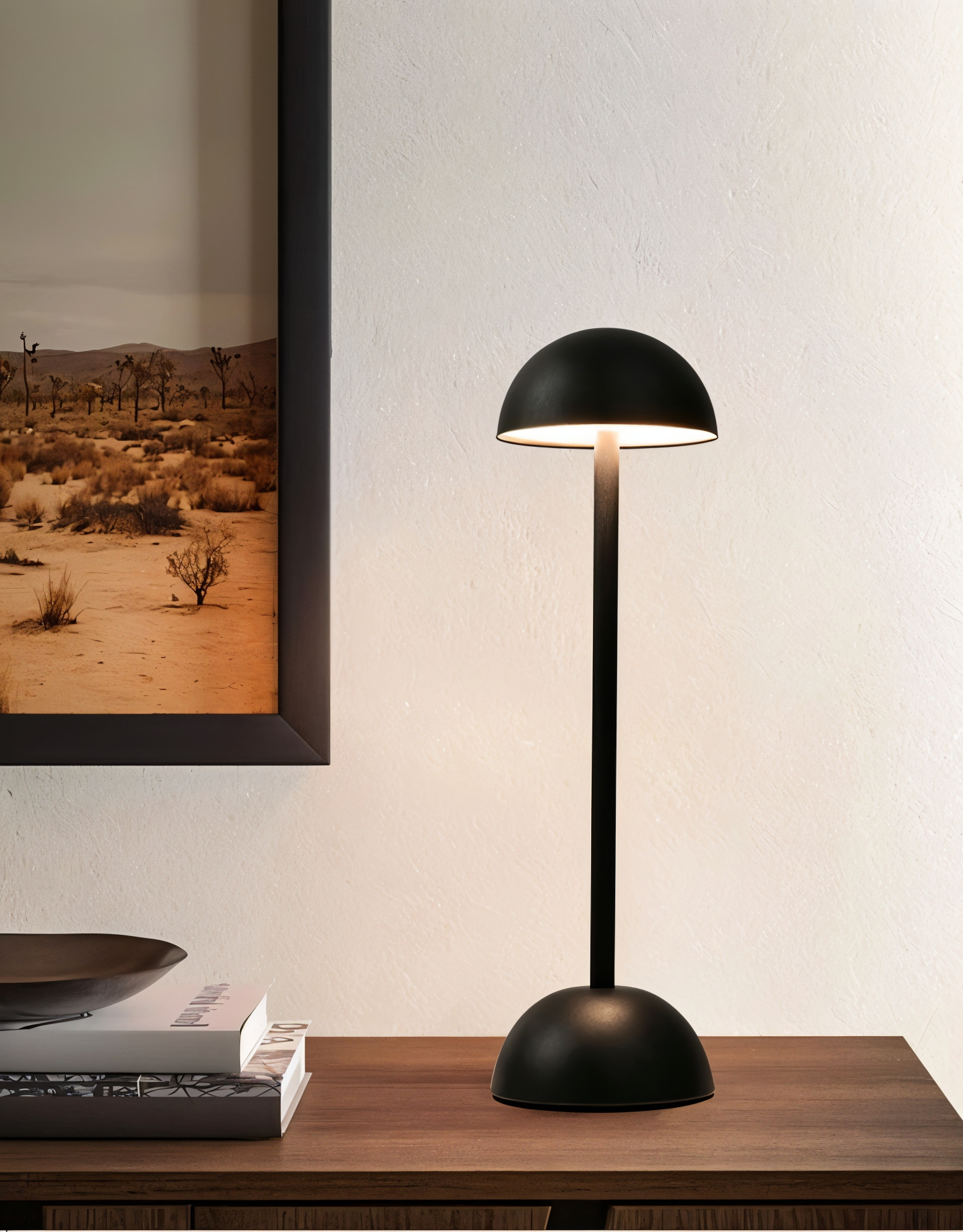 PortaGleam - Tragbare, Berührungsgesteuerte Tischlampe - USB C LED Schreibtischlampe