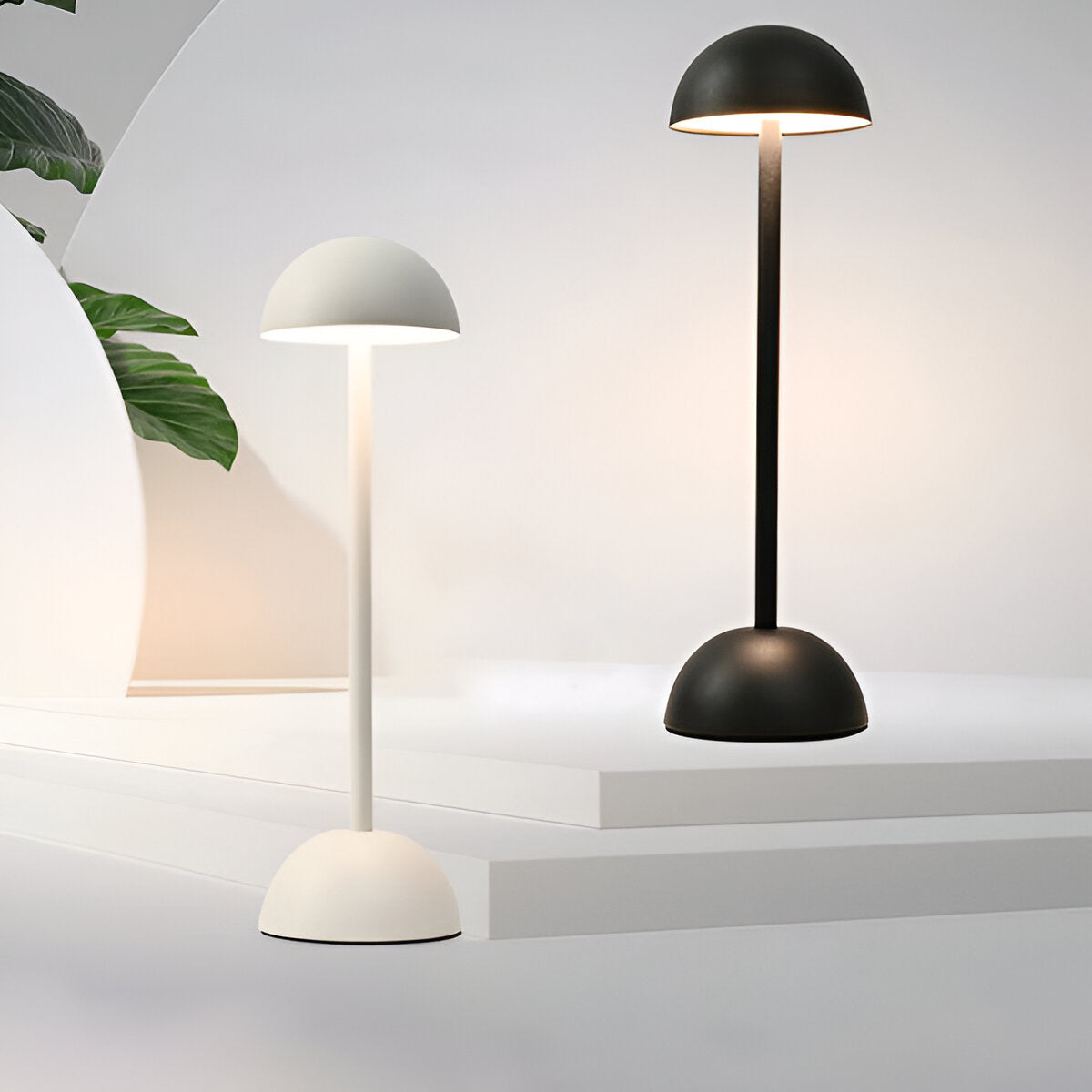 PortaGleam - Tragbare, Berührungsgesteuerte Tischlampe - USB C LED Schreibtischlampe