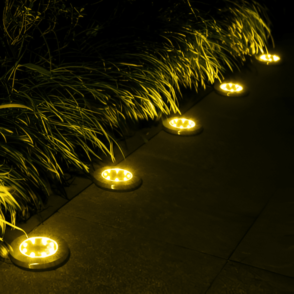 Solar-LED-Gartenbeleuchtung – Set mit 2/4/8 Außenleuchten – Warmweiß und Kaltweiß
