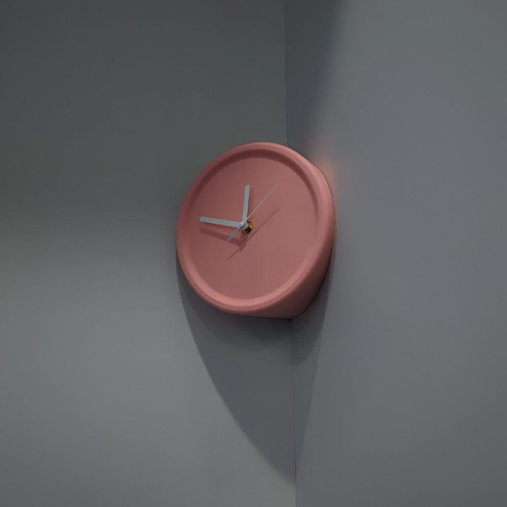Minimalistische Eckwanduhr 30 cm – Lautlos, Modern für Schlafzimmer & Wohnzimmer