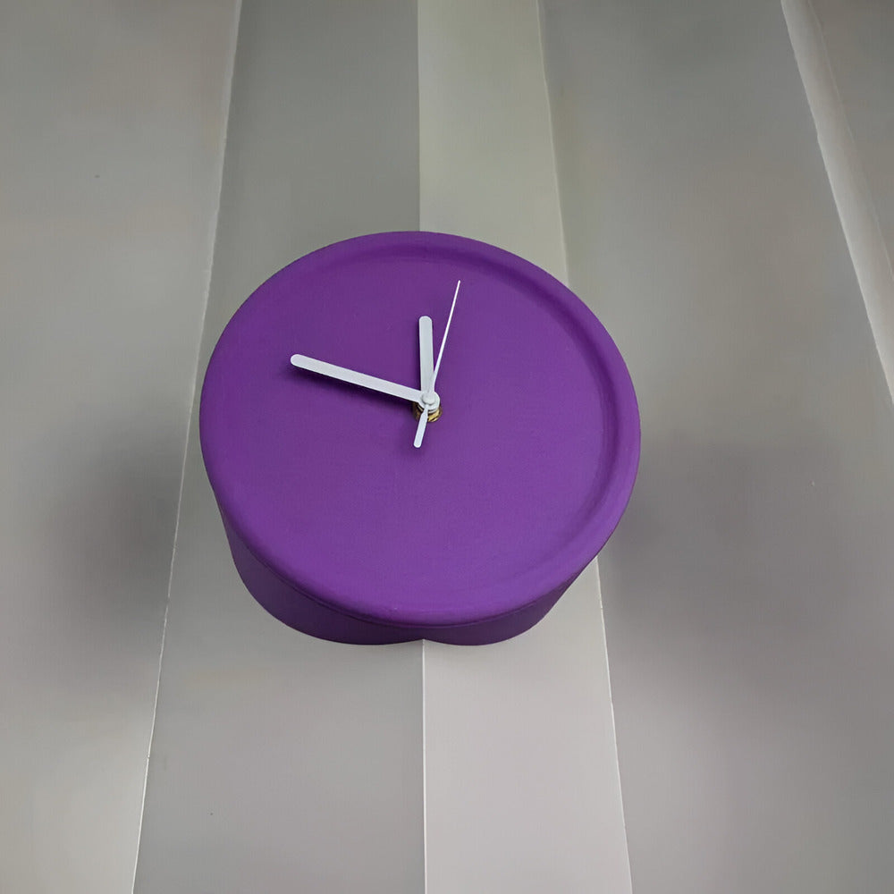 Minimalistische Eckwanduhr 30 cm – Lautlos, Modern für Schlafzimmer & Wohnzimmer
