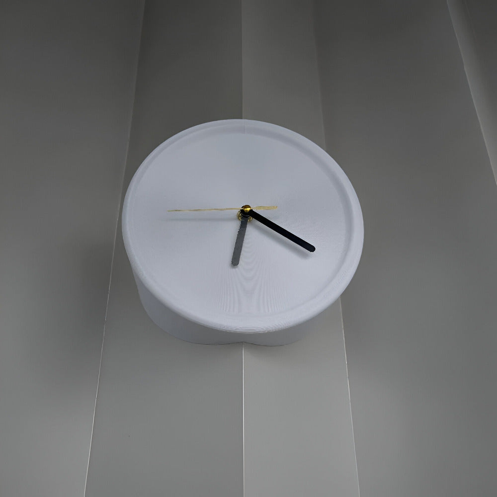 Minimalistische Eckwanduhr 30 cm – Lautlos, Modern für Schlafzimmer & Wohnzimmer