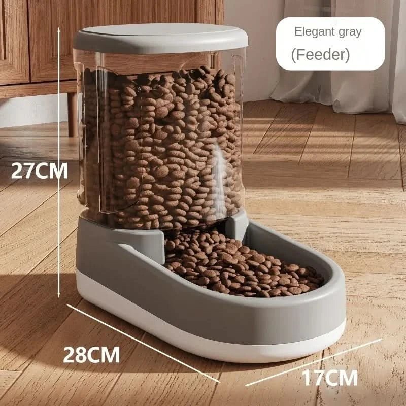 Innovativer Futterautomat für Katzen - Robustes Kunststoffdesign, Hygienisch und Praktisch für Stressfreies Füttern 0