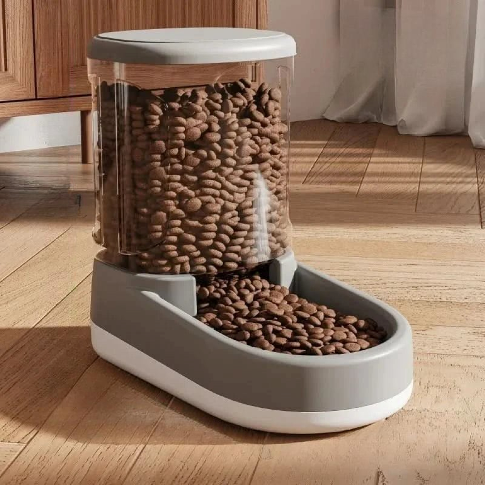 Innovativer Futterautomat für Katzen - Robustes Kunststoffdesign, Hygienisch und Praktisch für Stressfreies Füttern