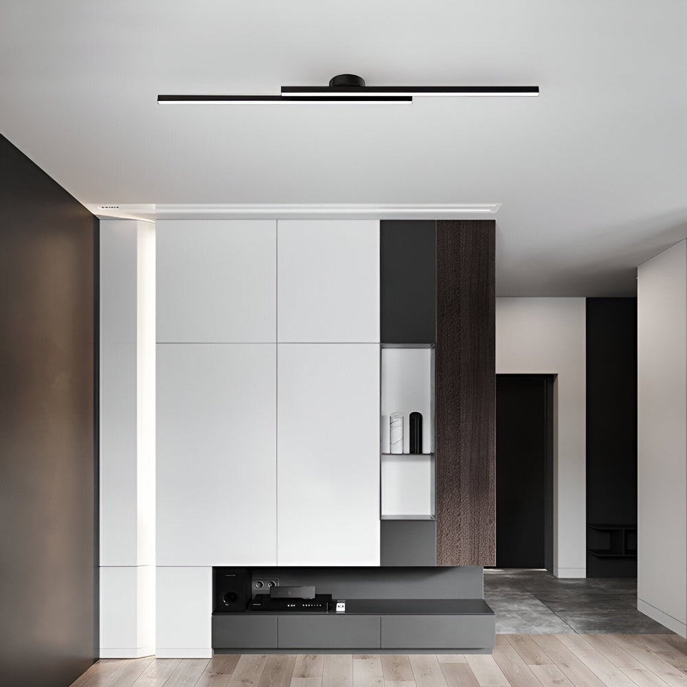 Klassisch Aluminium Semi Flush LED Deckenleuchte für das Wohnzimmers