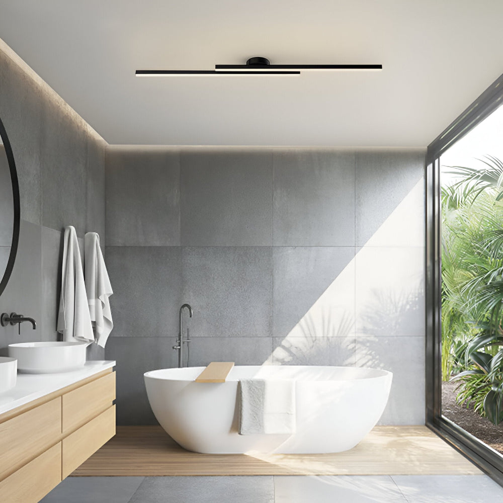 Klassisch Aluminium Semi Flush LED Deckenleuchte für das Wohnzimmers