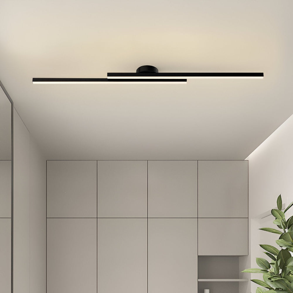 Klassisch Aluminium Semi Flush LED Deckenleuchte für das Wohnzimmers