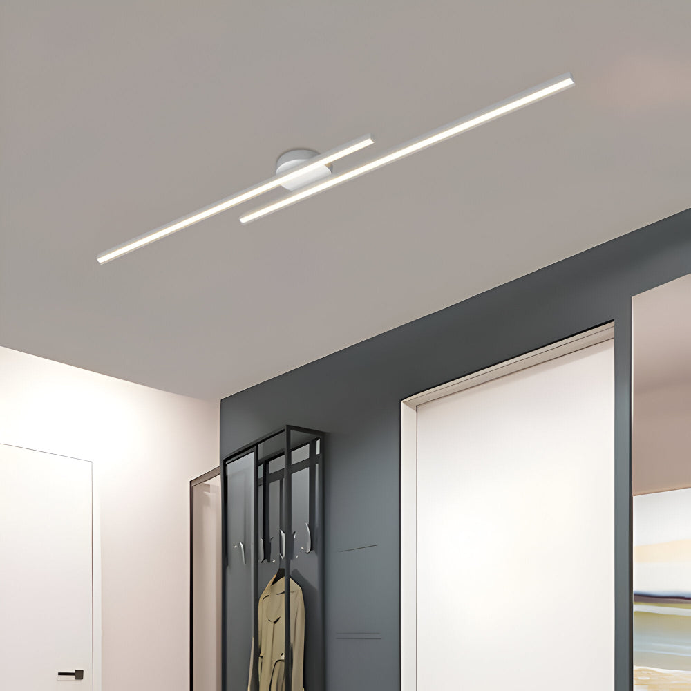 Klassisch Aluminium Semi Flush LED Deckenleuchte für das Wohnzimmers