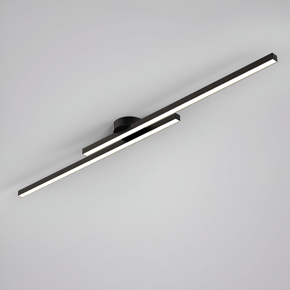 Klassisch Aluminium Semi Flush LED Deckenleuchte für das Wohnzimmers