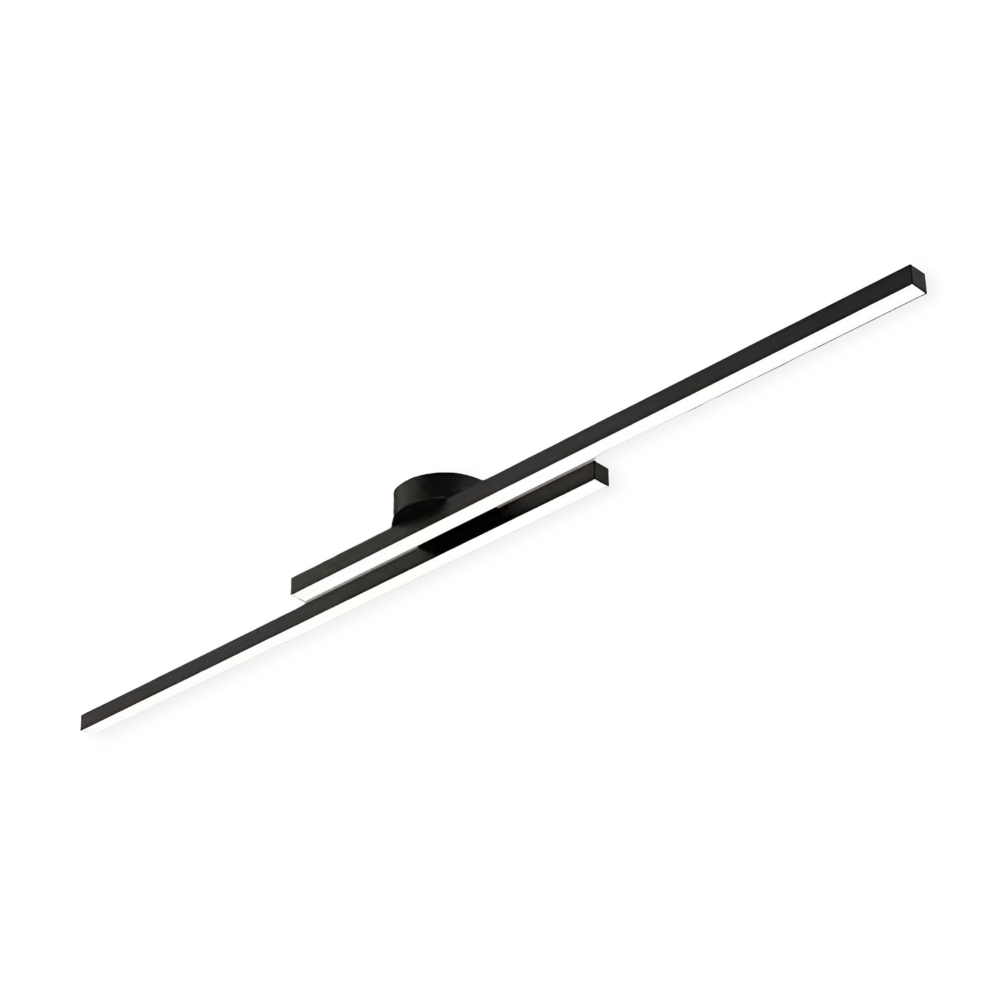 Klassisch Aluminium Semi Flush LED Deckenleuchte für das Wohnzimmers