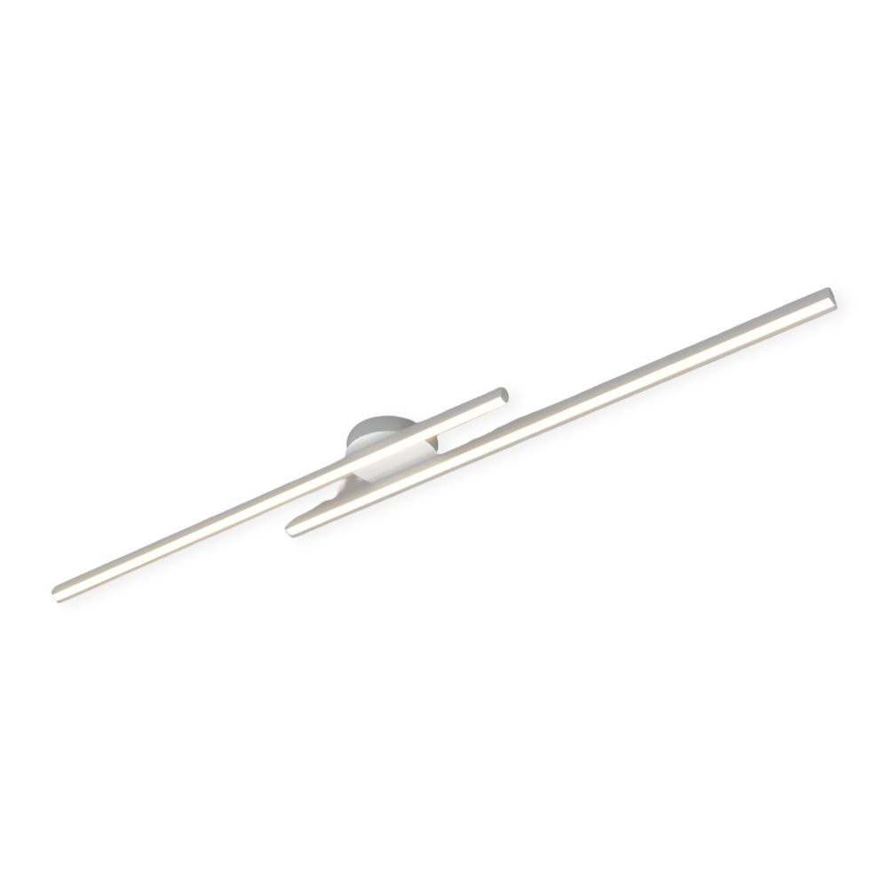 Klassisch Aluminium Semi Flush LED Deckenleuchte für das Wohnzimmers