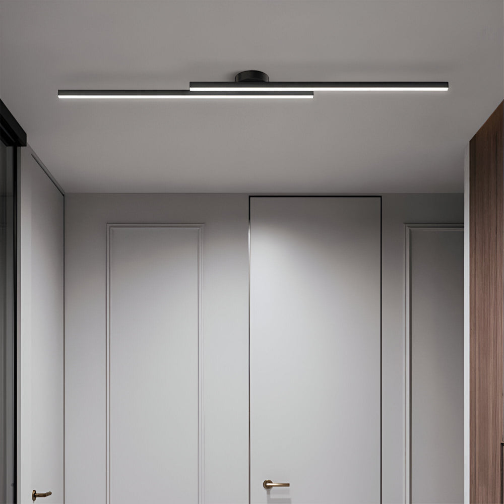 Klassisch Aluminium Semi Flush LED Deckenleuchte für das Wohnzimmers