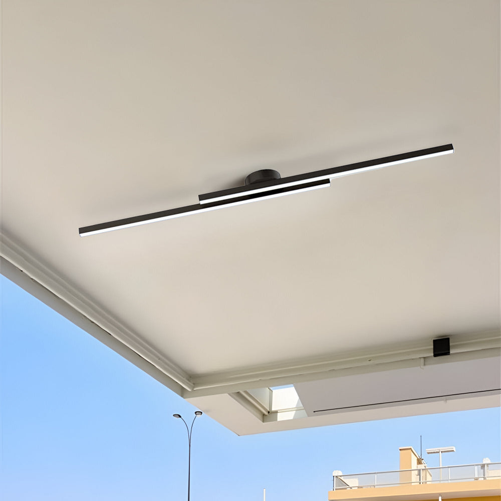 Klassisch Aluminium Semi Flush LED Deckenleuchte für das Wohnzimmers
