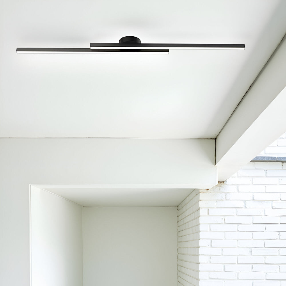 Klassisch Aluminium Semi Flush LED Deckenleuchte für das Wohnzimmers