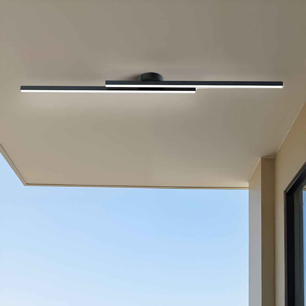 Klassisch Aluminium Semi Flush LED Deckenleuchte für das Wohnzimmers