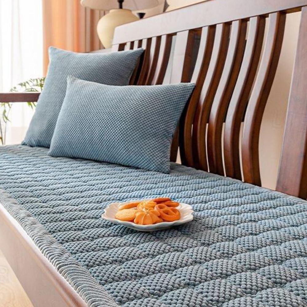 Komo Sofa-Sitzbezug | Weicher Cord, Maschinenwaschbar 2