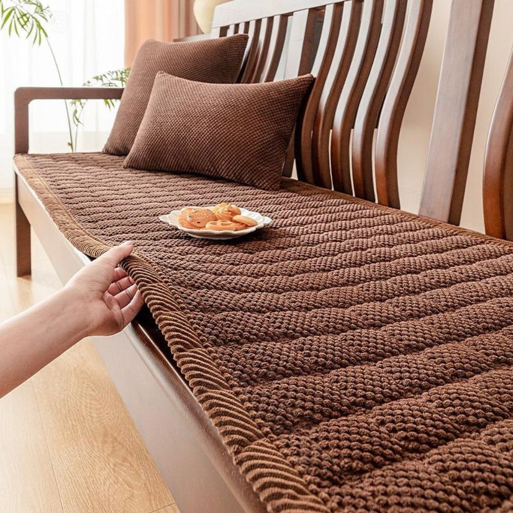 Komo Sofa-Sitzbezug | Weicher Cord, Maschinenwaschbar 6