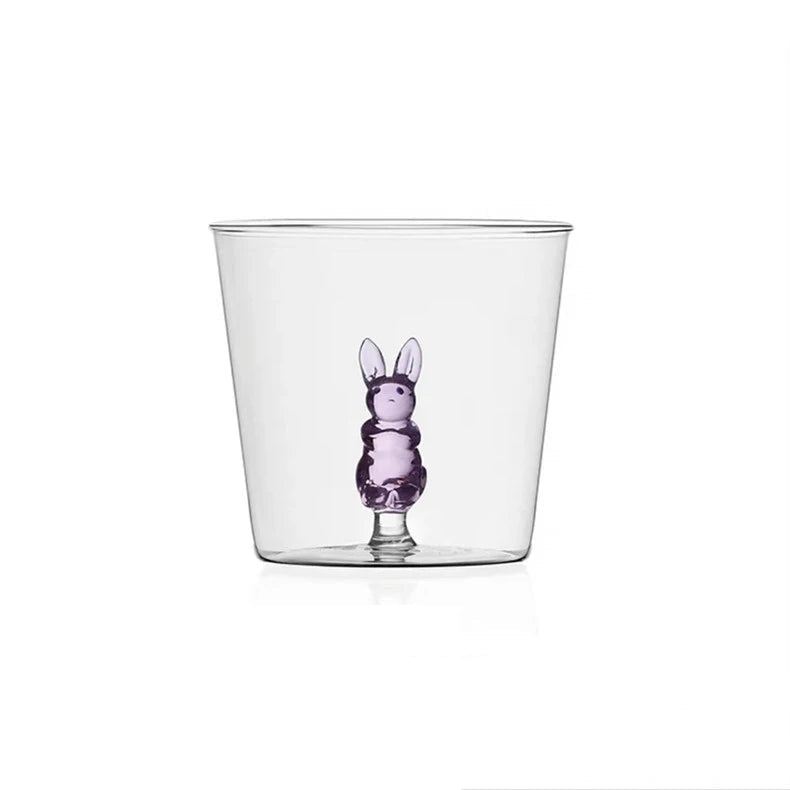 Kreative 3D Glas Tasse - Handgefertigte Tier- und Pflanzenform für Kaffee und Milch 16