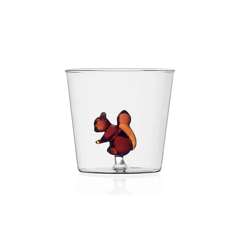 Kreative 3D Glas Tasse - Handgefertigte Tier- und Pflanzenform für Kaffee und Milch 9