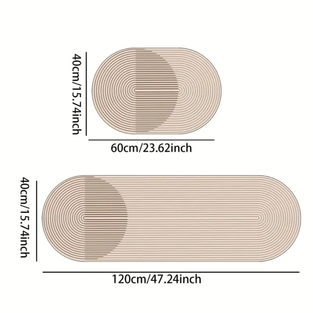 Küchenmatte Anti-Rutsch & Saugfähig – Minimalistische Komfortmatte für Küche, Spüle & Arbeitsbereich