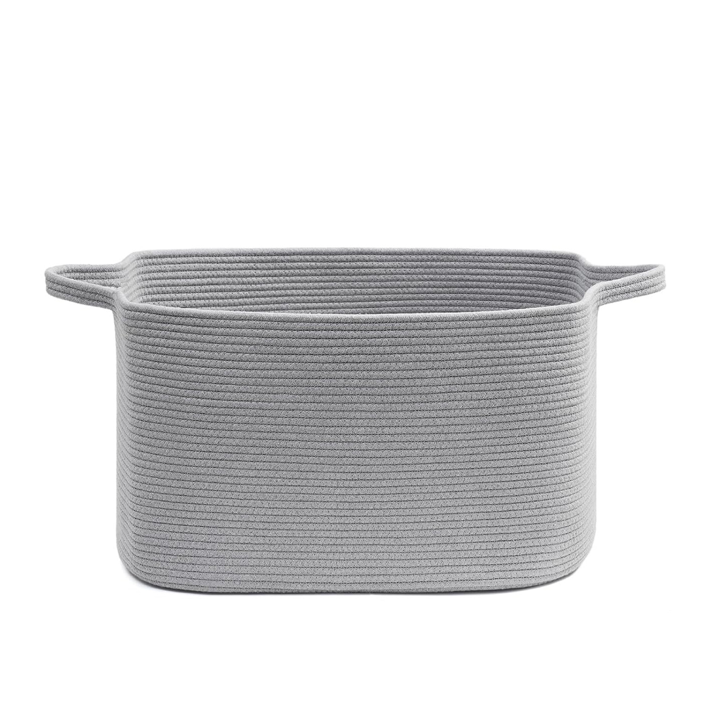 Großer Aufbewahrungskorb  55L – Faltbarer Wäschekorb & Spielzeugkiste – 48x34x28cm, Waschbar