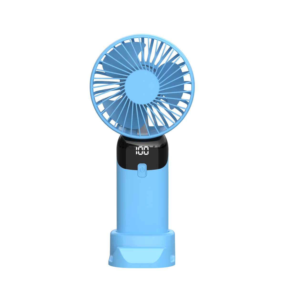 Leiser Tragbarer USB-Handventilator 100x200 mm – ABS-Kunststoff in Weiß für Büro und Reisen 14