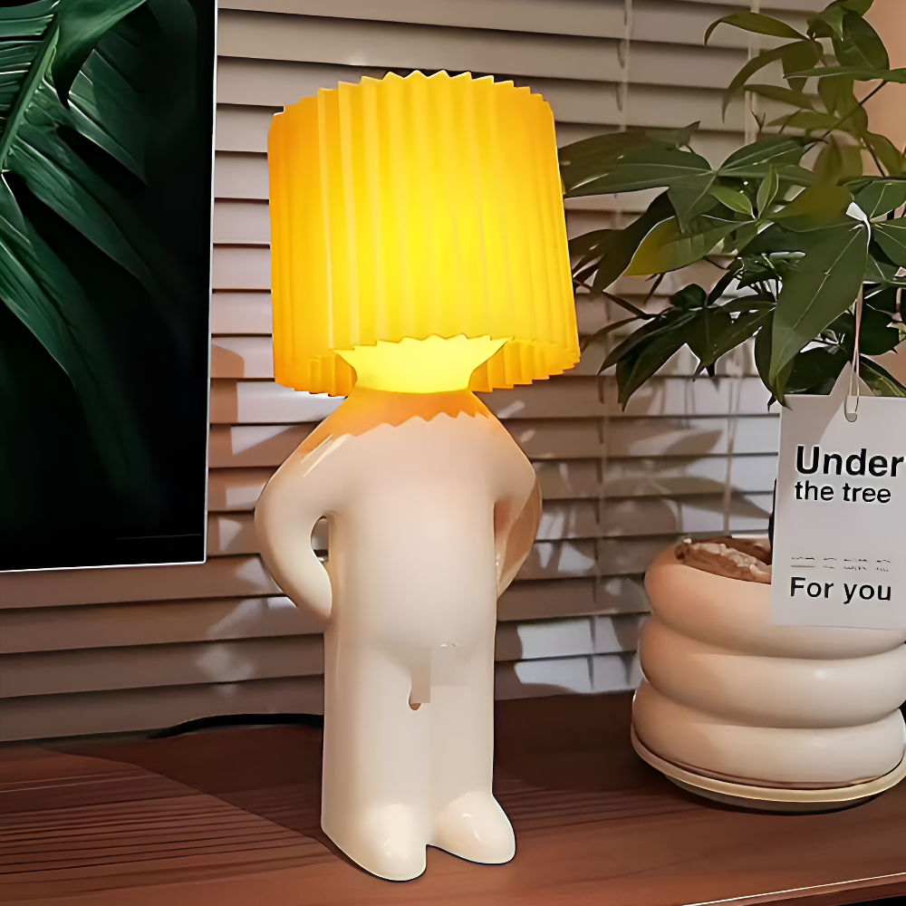 Lil'Lad Tischlampe - Kreative kleine Shy Boy LED-Lampe