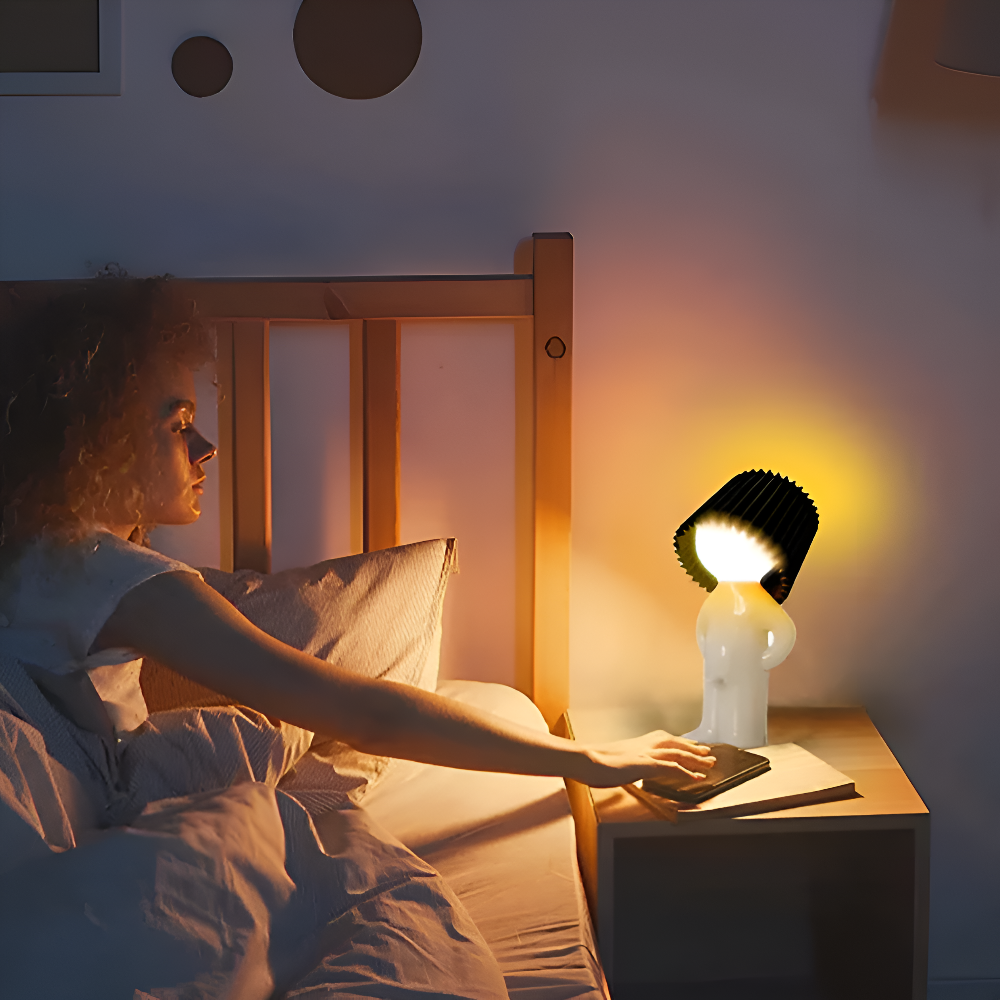Lil'Lad Tischlampe - Kreative kleine Shy Boy LED-Lampe