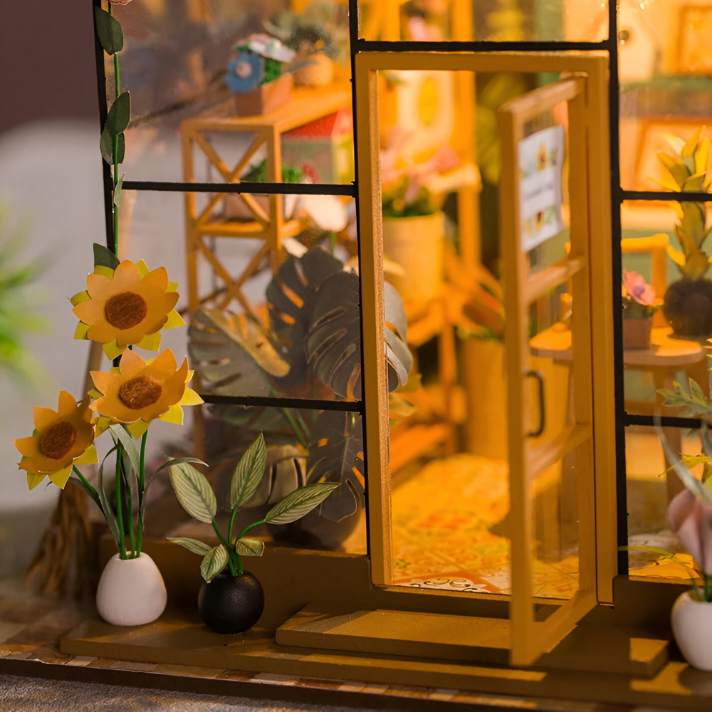 Lil'Puzz Haus - Umweltfreundliches Miniatur DIY Puppenhaus Kit Decor