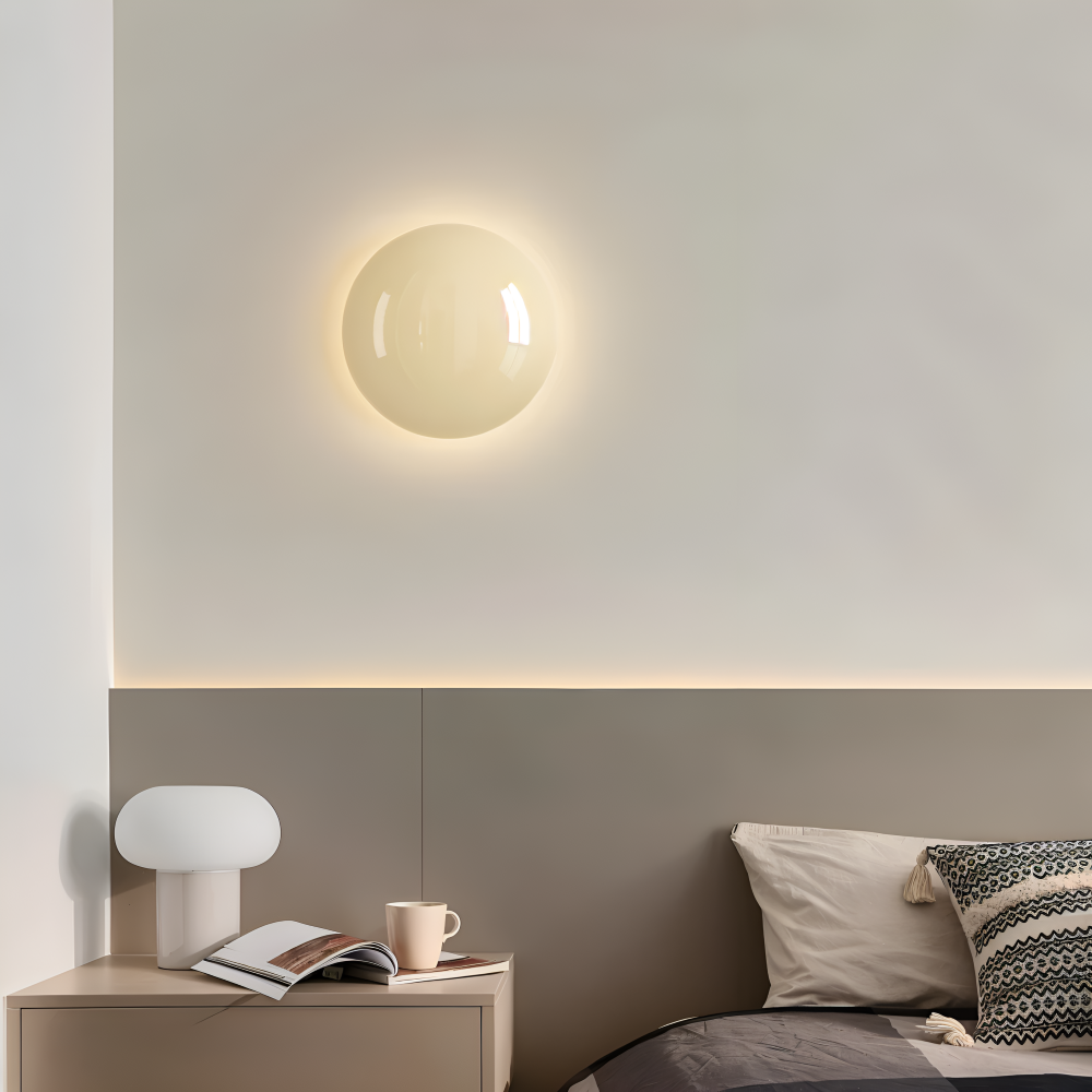 LumiCircle Wandleuchte - Moderne Runde Wandlampe - Energieeffiziente Wandleuchten LED