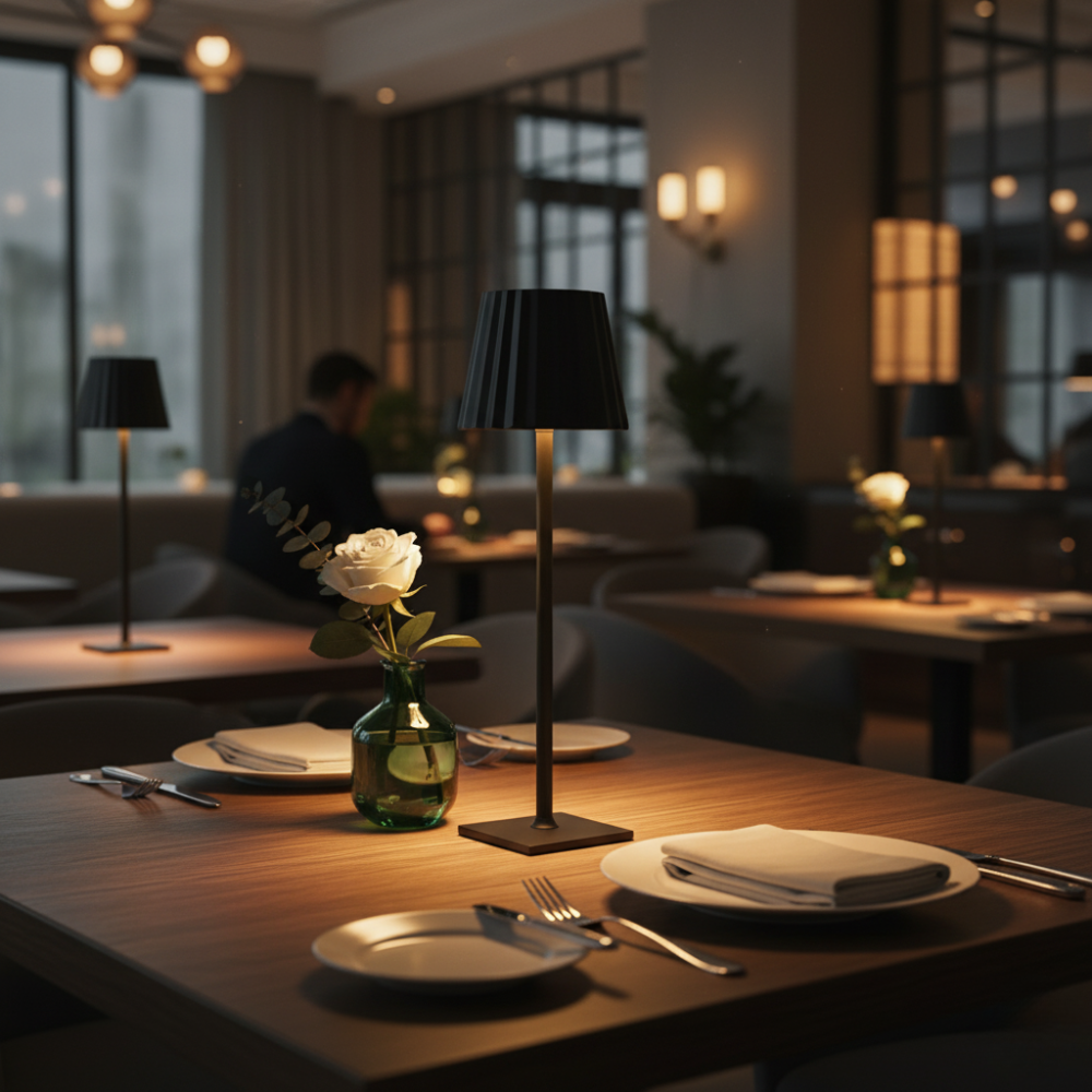 LuminaTouch - Kabellose Tischlampe – Steuerbare, wasserdichte, wiederaufladbare LED-Tischlampe