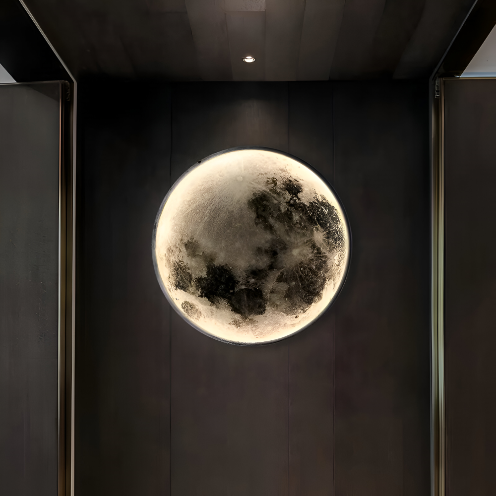 Lunar 3D-Mond-Wandleuchte - Einstellbare & Dimmbare Mond-Wandleuchte