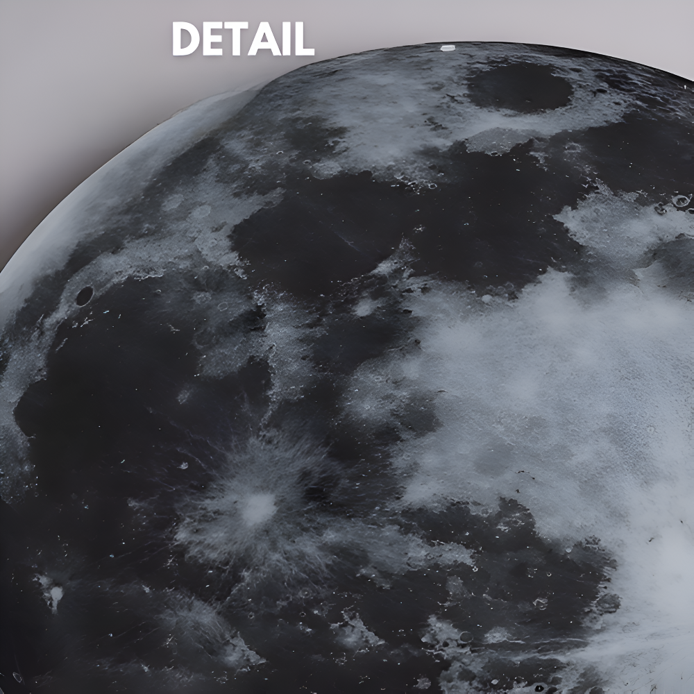Lunar 3D-Mond-Wandleuchte - Einstellbare & Dimmbare Mond-Wandleuchte