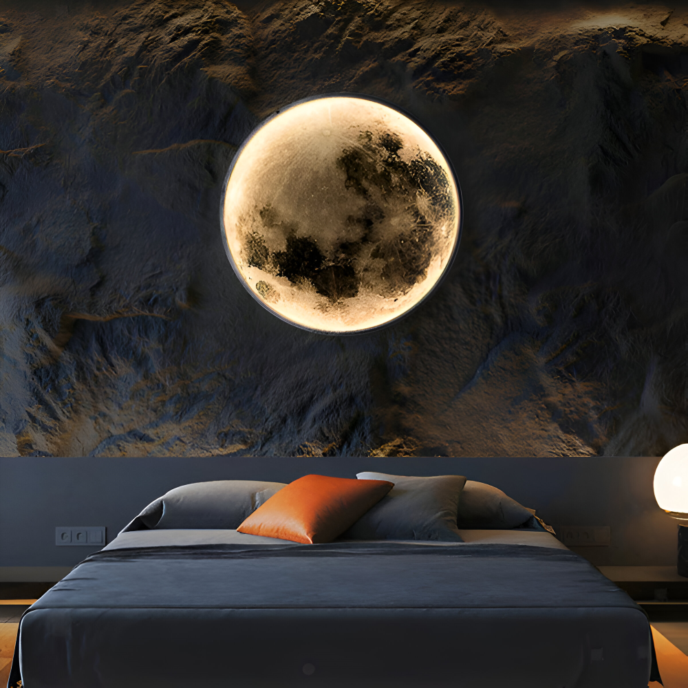 Lunar 3D-Mond-Wandleuchte - Einstellbare & Dimmbare Mond-Wandleuchte