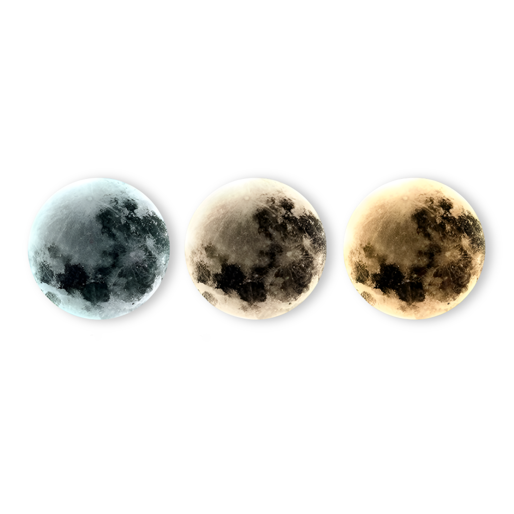 Lunar 3D-Mond-Wandleuchte - Einstellbare & Dimmbare Mond-Wandleuchte