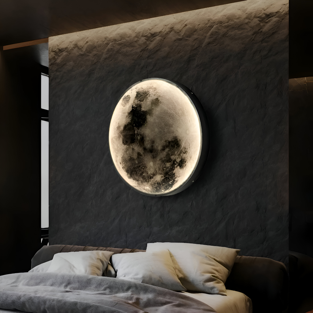 Lunar 3D-Mond-Wandleuchte - Einstellbare & Dimmbare Mond-Wandleuchte
