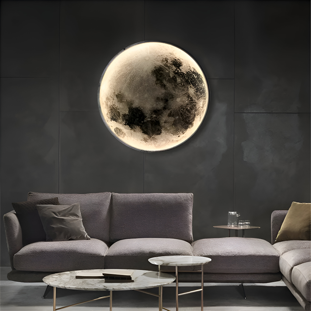 Lunar 3D-Mond-Wandleuchte - Einstellbare & Dimmbare Mond-Wandleuchte