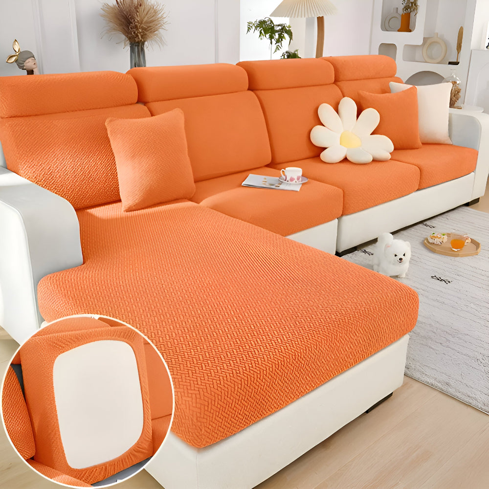 LuxeGuard Sofabezug - 360° Vollschutz-Kissenüberzug