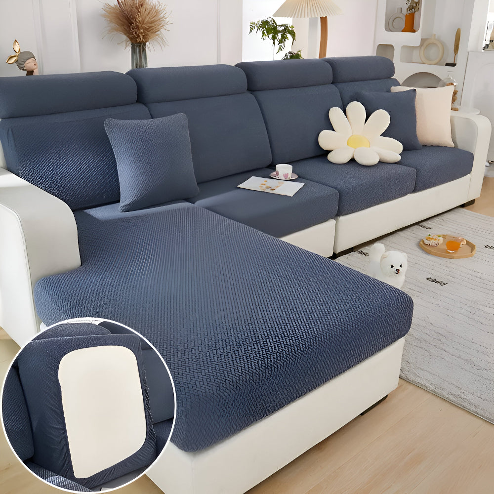 LuxeGuard Sofabezug - 360° Vollschutz-Kissenüberzug