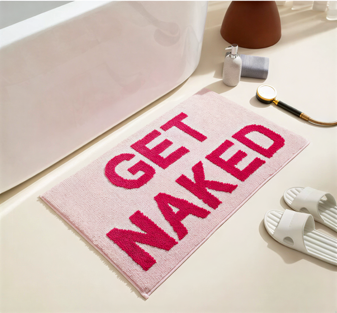 LuxLetter Badematte - Bunte Badematte - Badematten Rutschfest