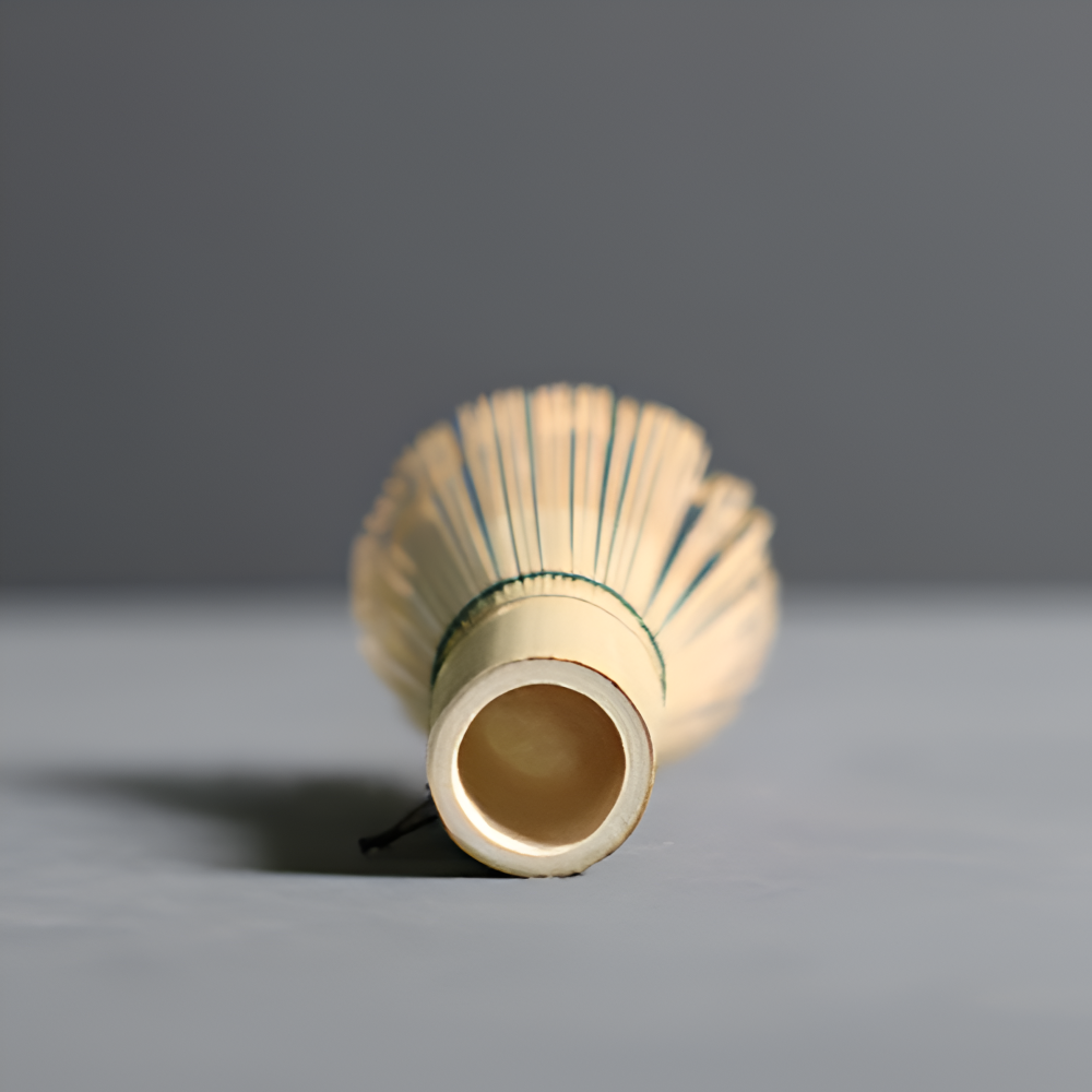 LuxuTea Wares - 4 Stück Bambus Keramik Japanisch Matcha Set