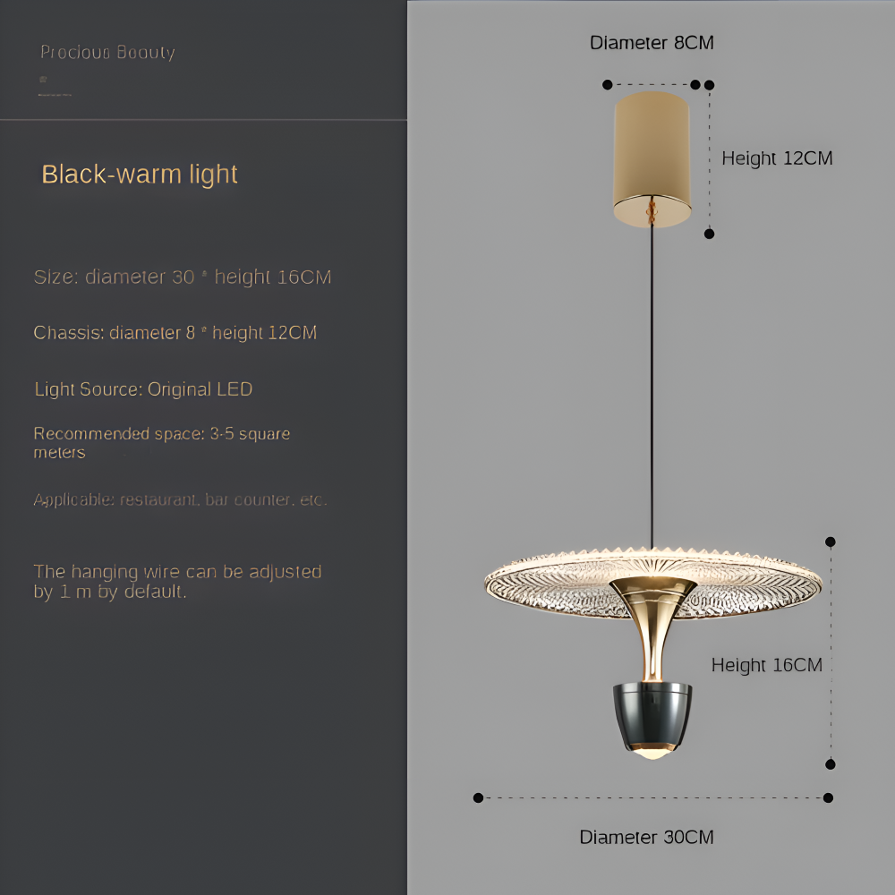 LuxurCryl Pendelleuchte - Elegante Hängelampe aus Acryl