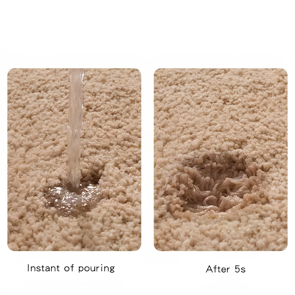 Luxuriöse Mikrofaser Badematte 50x80cm - Weich Rutschfest Schnelltrocknend für Badezimmer